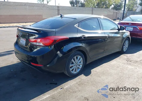 2015 Hyundai Elantra Se from USA, damaged, VIN KMHDH4AE6FU303180